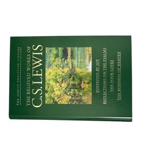 The Beloved Works of C.S Lewis Hardcover Family Christian Library Gold Gilt Edge